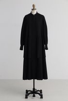 【ヒューエルミュージアム/hueLe Museum】の【STUMBLY】Pleats Combi Dress ブラック|ID: prp329100003786638 ipo3291000000032890548
