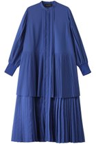 【ヒューエルミュージアム/hueLe Museum】の【STUMBLY】Pleats Combi Dress ブルー|ID: prp329100003786638 ipo3291000000032890556