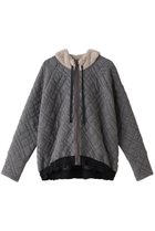 【イクコ/IKUKO】のキルトニット&シープボア ジップアップパーカ 人気、トレンドファッション・服の通販 founy(ファニー) ファッション Fashion レディースファッション Fashion for Women トップス・カットソー Cut & Sew Tops ニット Knit Tops & Sweaters レディースパーカー・カジュアルフーディー Casual Hoodies & Sweatshirts キルト Quilt, Quilted Fabric コンビ Combo, Combination Style パーカー Hoodie, Parka フォルム Silhouette, Form リラックス Relax, Relaxed Fit thumbnail グレー杢|ID: prp329100003789306 ipo3291000000035372505