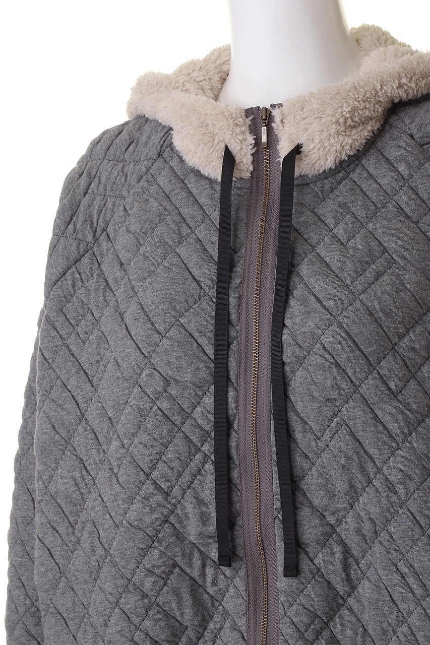 【イクコ/IKUKO】のキルトニット&シープボア ジップアップパーカ 人気、トレンドファッション・服の通販 founy(ファニー) 　ファッション　Fashion　レディースファッション　Fashion for Women　トップス・カットソー　Cut & Sew Tops　ニット　Knit Tops & Sweaters　レディースパーカー・カジュアルフーディー　Casual Hoodies & Sweatshirts　キルト　Quilt, Quilted Fabric　コンビ　Combo, Combination Style　パーカー　Hoodie, Parka　フォルム　Silhouette, Form　リラックス　Relax, Relaxed Fit　other-5|ID: prp329100003789306 ipo3291000000035372511