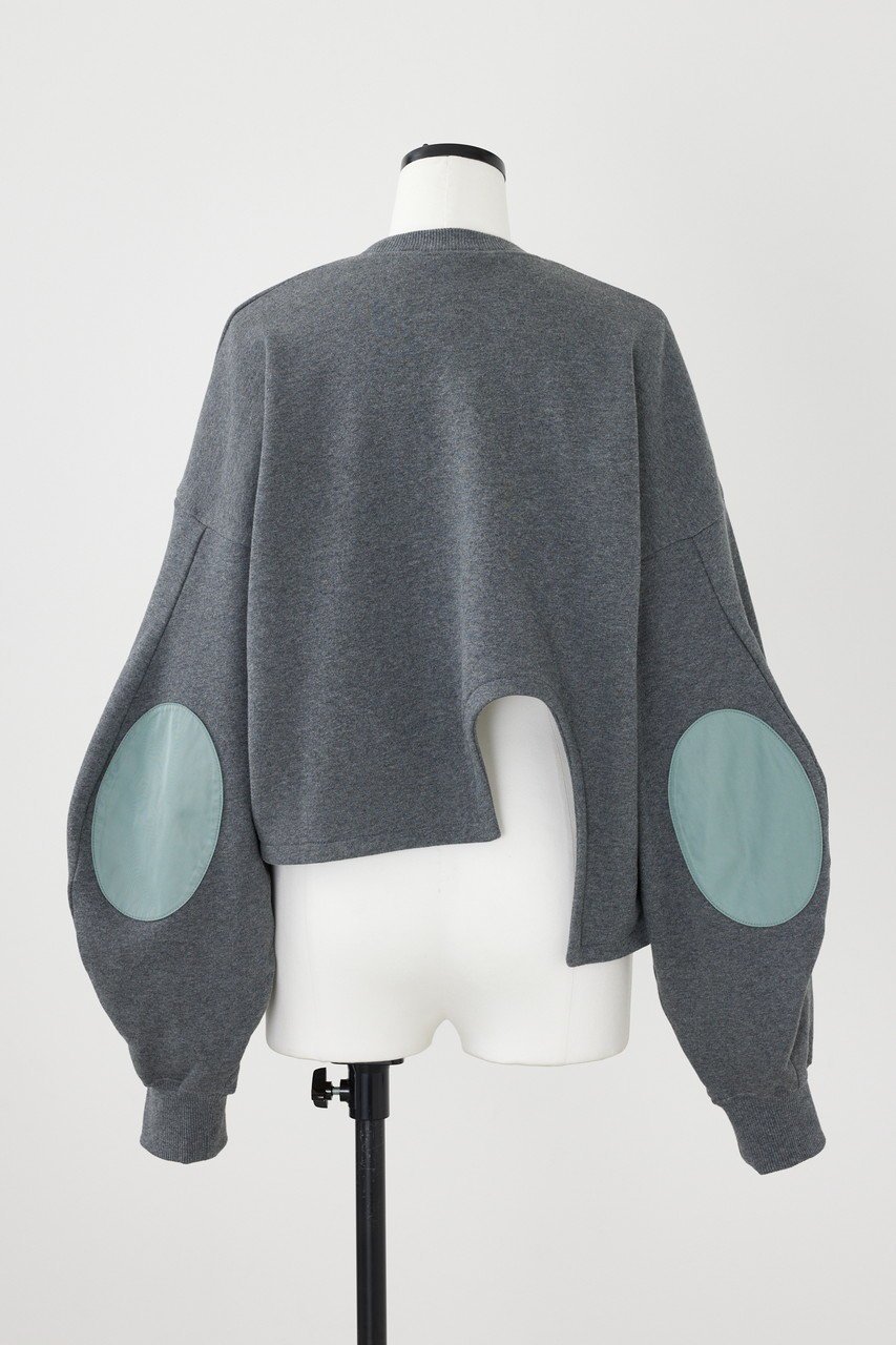 【ナゴンスタンス/nagonstans】のSweat アシンメホール P.O/プルオーバー 人気、トレンドファッション・服の通販 founy(ファニー) 　ファッション　Fashion　レディースファッション　Fashion for Women　トップス・カットソー　Cut & Sew Tops　シャツ・ブラウス・オフィスカジュアル　Elegant Blouses & Button-Ups　レディースパーカー・カジュアルフーディー　Casual Hoodies & Sweatshirts　ロングTシャツ・Tシャツ　Longline T-Shirts & Tees　カジュアルプルオーバー・ニットトップス　Pullovers & Knit Tops / Casual Pullovers　スウェット・クルーネックトップス　Sweatshirts & Crewnecks / Relaxed Fit Sweat Tops　カットソー・ベーシックTシャツ　Cut-and-Sewn Tops / Stretch Tees & Basics　スウェット / スエット　Sweatshirt, Sweatwear　スリット　Slit, Slit Detail　パッチ　Patch, Appliqué　防寒　Cold Protection, Winter-Ready　other-3|ID: prp329100003789316 ipo3291000000032845212