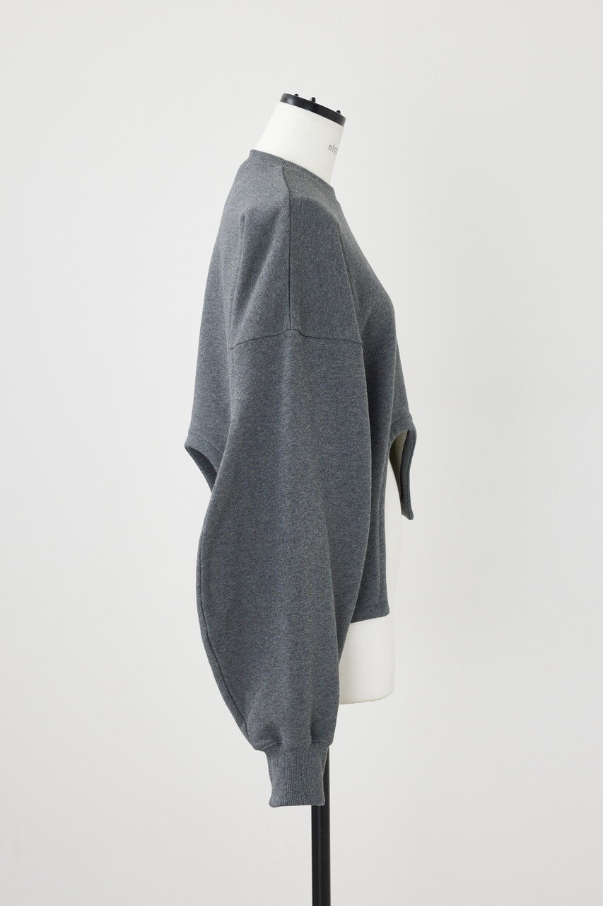 【ナゴンスタンス/nagonstans】のSweat アシンメホール P.O/プルオーバー 人気、トレンドファッション・服の通販 founy(ファニー) 　ファッション　Fashion　レディースファッション　Fashion for Women　トップス・カットソー　Cut & Sew Tops　シャツ・ブラウス・オフィスカジュアル　Elegant Blouses & Button-Ups　レディースパーカー・カジュアルフーディー　Casual Hoodies & Sweatshirts　ロングTシャツ・Tシャツ　Longline T-Shirts & Tees　カジュアルプルオーバー・ニットトップス　Pullovers & Knit Tops / Casual Pullovers　スウェット・クルーネックトップス　Sweatshirts & Crewnecks / Relaxed Fit Sweat Tops　カットソー・ベーシックTシャツ　Cut-and-Sewn Tops / Stretch Tees & Basics　スウェット / スエット　Sweatshirt, Sweatwear　スリット　Slit, Slit Detail　パッチ　Patch, Appliqué　防寒　Cold Protection, Winter-Ready　other-4|ID: prp329100003789316 ipo3291000000032845218