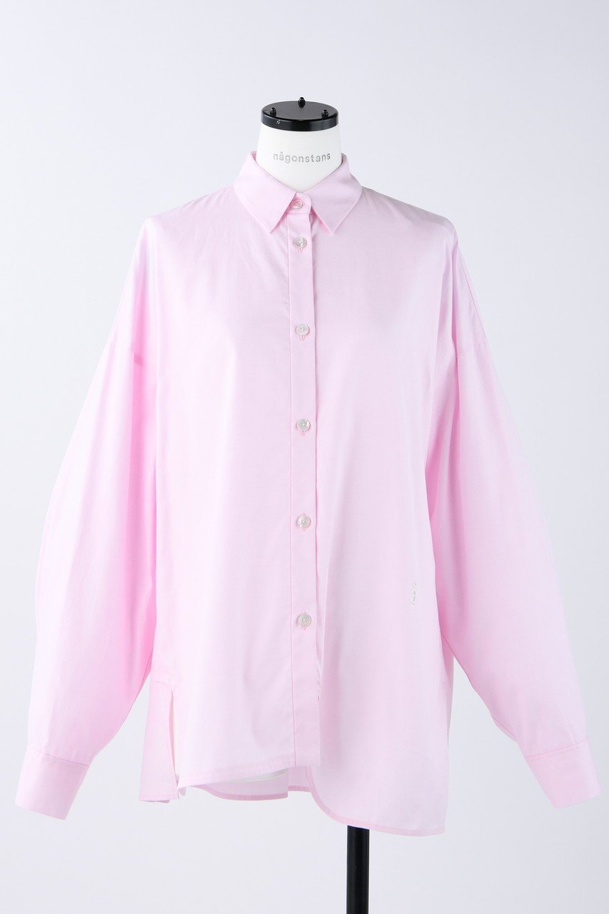 【ナゴンスタンス/nagonstans】の80オックス MIX hem SH/シャツ インテリア・キッズ・メンズ・レディースファッション・服の通販 founy(ファニー) ファッション Fashion レディースファッション Fashion for Women トップス・カットソー Cut & Sew Tops シャツ・ブラウス・オフィスカジュアル Elegant Blouses & Button-Ups オックス Oxford Fabric カフス Cuff Design スリーブ Sleeve, Long Sleeve / Short Sleeve ロング Long, Long-Length エレガント 上品 Elegant Peach|ID: prp329100003789324 ipo3291000000032921528