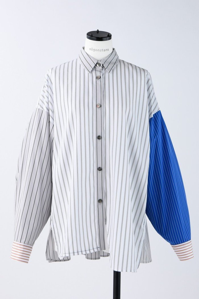【ナゴンスタンス/nagonstans】のMultiストライプ MIX hem SH/シャツ インテリア・キッズ・メンズ・レディースファッション・服の通販 founy(ファニー) https://founy.com/ ファッション Fashion レディースファッション WOMEN トップス・カットソー Tops/Tshirt シャツ/ブラウス Shirts/Blouses カフス Cuffs ストライプ Stripe スリーブ Sleeve ミックス Mix ロング Long |ID: prp329100003789326 ipo3291000000024928984