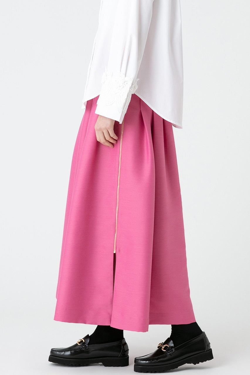 【アルアバイル/allureville】の【LOULOU WILLOUGHBY】ジップアップタックスカート 人気、トレンドファッション・服の通販 founy(ファニー) 　ファッション　Fashion　レディースファッション　Fashion for Women　スカート　Skirts　ロングスカート　Long Skirts / Maxi & Midi Skirts　ジップアップ　Zip-Up, Full Zip　フレア　Flare, Flared　ミドル　Middle Length, Mid Height　ロング　Long, Long-Length　other-6|ID: prp329100003789337 ipo3291000000035950346