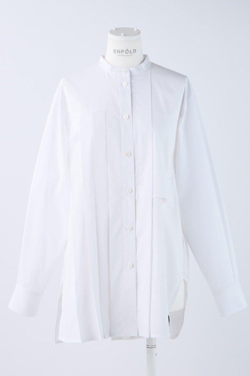 ナゴンスタンス　アシンメトリーシャツ　新品未使用　ホワイト　エンフォルド