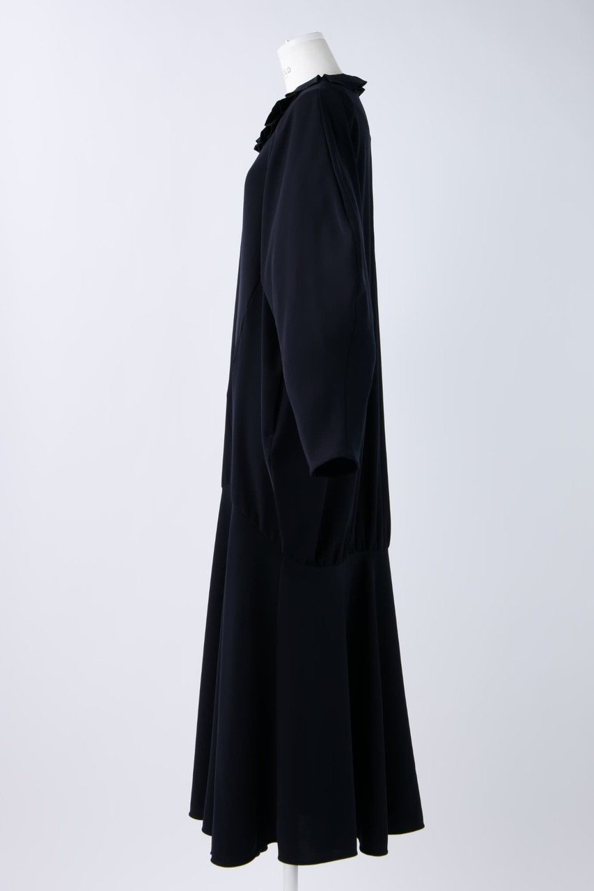【エンフォルド/ENFOLD】の【The Formal】PEツイル ネックプリーツDRS/ドレス 人気、トレンドファッション・服の通販 founy(ファニー) 　ファッション　Fashion　レディースファッション　Fashion for Women　ワンピース　Dresses　フォーマル・パーティードレス・結婚式用ドレス　Elegant & Casual Dresses　チュニック　Tunic Tops & Dresses　チュニック　Tunic, Long Top　ツイル　Twist, Twisted Detail　ドレス　Dress, One-Piece　フォルム　Silhouette, Form　フリル　Frill, Ruffle　プリーツ　Pleats, Pleated　ロング　Long, Long-Length　エレガント 上品　Elegant　人気　Popular, Best Seller　定番　Standard, Basic Item　other-2|ID: prp329100003789359 ipo3291000000032922633