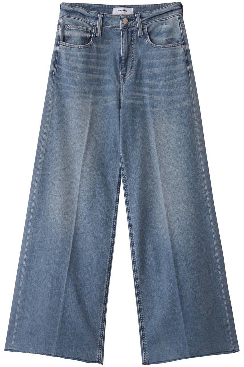 【ヘルシーデニム/Healthy Denim】のWild Ginger バギーデニムパンツ インテリア・キッズ・メンズ・レディースファッション・服の通販 founy(ファニー) 　ファッション　Fashion　レディースファッション　Fashion for Women　パンツ　Pants & Trousers　デニムパンツ・ジーンズ・美脚デニム　Denim Jeans & Pants　クロップド　Cropped, Short Length　センター　Center, Center Line　デニム　Denim, Jeans Material　ハイライズ　High Rise, High Waist　リラックス　Relax, Relaxed Fit　Mid Cutoff|ID: prp329100003791000 ipo3291000000032904841