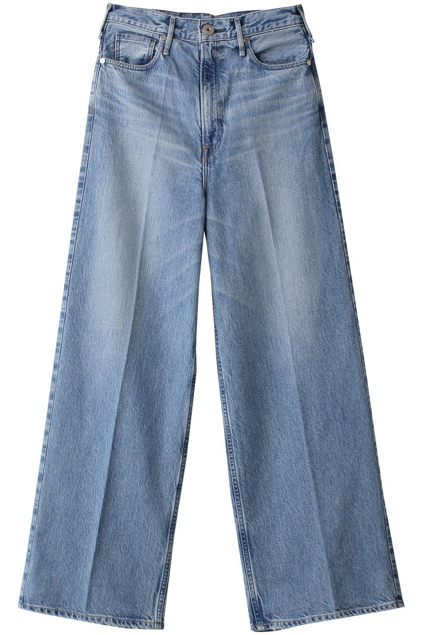 【アッパー ハイツ/upper hights】のTHE SISTER スーパーワイドデニムパンツ インテリア・キッズ・メンズ・レディースファッション・服の通販 founy(ファニー) 　ファッション　Fashion　レディースファッション　Fashion for Women　パンツ　Pants & Trousers　デニムパンツ・ジーンズ・美脚デニム　Denim Jeans & Pants　センター　Center, Center Line　デニム　Denim, Jeans Material　トレンド　Trend, Trending Now　フォルム　Silhouette, Form　ワイド　Wide, Wide Fit　FLOW|ID: prp329100003791004 ipo3291000000032926645