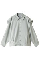 【リムアーク/RIM.ARK】のBack conscious SH/シャツ 人気、トレンドファッション・服の通販 founy(ファニー) ファッション Fashion レディースファッション WOMEN トップス・カットソー Tops/Tshirt シャツ/ブラウス Shirts/Blouses ストレッチ Stretch スリーブ Sleeve バランス Balance ブルゾン Blouson メランジ Melange ロング Long thumbnail ライトグリーン|ID: prp329100003799660 ipo3291000000024986328