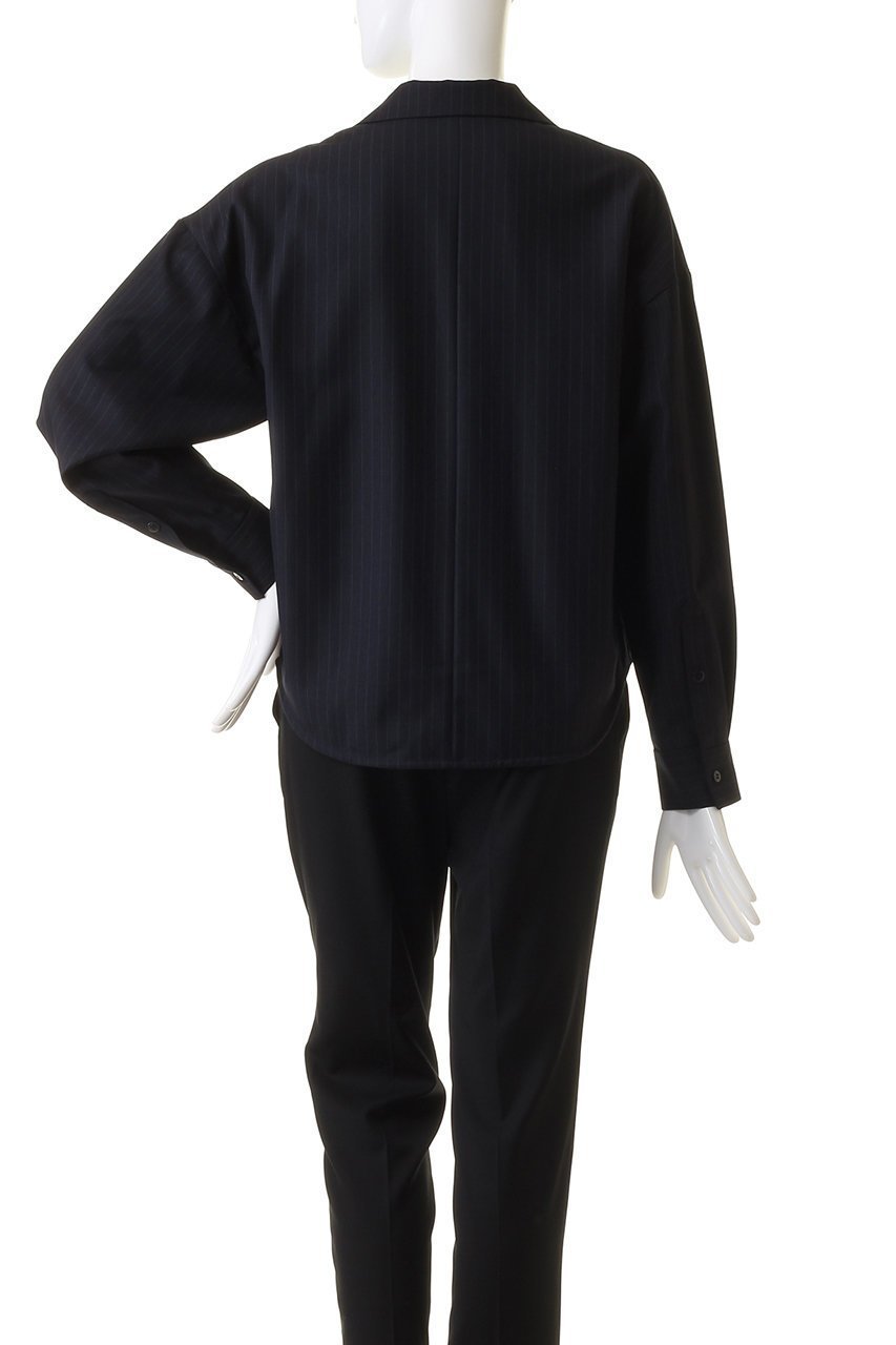 【リムアーク/RIM.ARK】のV cut relaxy SH/シャツ 人気、トレンドファッション・服の通販 founy(ファニー) 　ファッション　Fashion　レディースファッション　WOMEN　トップス・カットソー　Tops/Tshirt　シャツ/ブラウス　Shirts/Blouses　コンパクト　Compact　ジュエリー　Jewelry　ストライプ　Stripe　スリーブ　Sleeve　マニッシュ　Mannish　ロング　Long　other-4|ID: prp329100003799661 ipo3291000000032377026