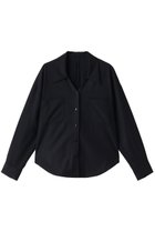 【リムアーク/RIM.ARK】のV cut relaxy SH/シャツ 人気、トレンドファッション・服の通販 founy(ファニー) ファッション Fashion レディースファッション Fashion for Women トップス・カットソー Cut & Sew Tops シャツ・ブラウス・オフィスカジュアル Elegant Blouses & Button-Ups コンパクト Compact, Small Size ジュエリー Jewelry, Accessories ストライプ Stripe, Striped Pattern スリーブ Sleeve, Long Sleeve / Short Sleeve マニッシュ Mannish, Boyish ロング Long, Long-Length thumbnail ネイビー|ID: prp329100003799661 ipo3291000000032785213