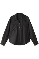 【リムアーク/RIM.ARK】のV cut relaxy SH/シャツ 人気、トレンドファッション・服の通販 founy(ファニー) ファッション Fashion レディースファッション Fashion for Women トップス・カットソー Cut & Sew Tops シャツ・ブラウス・オフィスカジュアル Elegant Blouses & Button-Ups コンパクト Compact, Small Size ジュエリー Jewelry, Accessories ストライプ Stripe, Striped Pattern スリーブ Sleeve, Long Sleeve / Short Sleeve マニッシュ Mannish, Boyish ロング Long, Long-Length thumbnail グレー|ID: prp329100003799661 ipo3291000000032785215