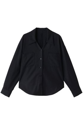 【リムアーク/RIM.ARK】のV cut relaxy SH/シャツ 人気、トレンドファッション・服の通販 founy(ファニー) ファッション Fashion レディースファッション Fashion for Women トップス・カットソー Cut & Sew Tops シャツ・ブラウス・オフィスカジュアル Elegant Blouses & Button-Ups コンパクト Compact, Small Size ジュエリー Jewelry, Accessories ストライプ Stripe, Striped Pattern スリーブ Sleeve, Long Sleeve / Short Sleeve マニッシュ Mannish, Boyish ロング Long, Long-Length |ID:prp329100003799661