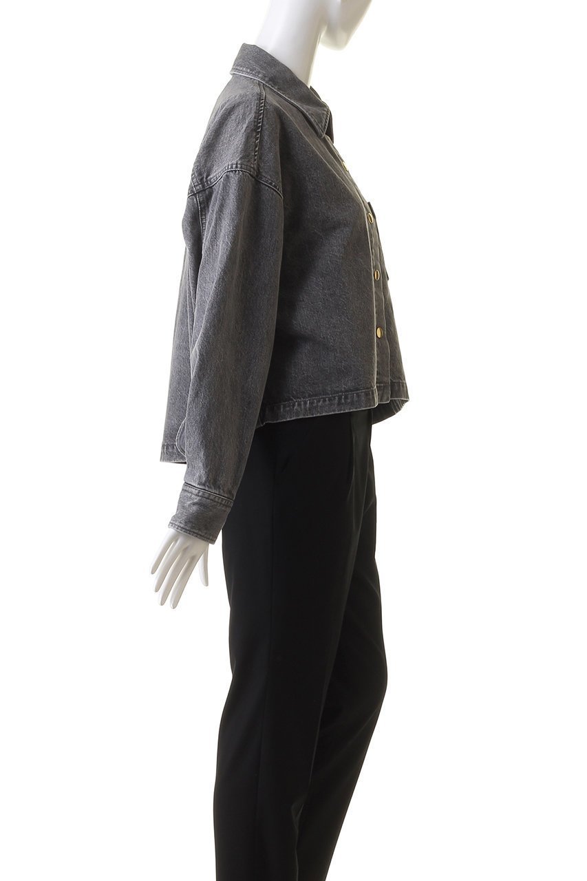 【サードマガジン/THIRD MAGAZINE】のデニムオーバーシャツジャケット 人気、トレンドファッション・服の通販 founy(ファニー) 　ファッション　Fashion　レディースファッション　Fashion for Women　アウター　Coat / Outerwear Collection　レディースジャケット・軽アウター　Jackets　コンパクト　Compact, Small Size　ショート　Short, Short Length　ジャケット　Jacket, Outerwear　デニム　Denim, Jeans Material　バランス　Balance, Style Balance　フレア　Flare, Flared　ワイド　Wide, Wide Fit　other-3|ID: prp329100003802028 ipo3291000000032953987