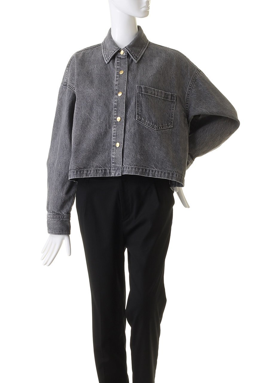 【サードマガジン/THIRD MAGAZINE】のデニムオーバーシャツジャケット 人気、トレンドファッション・服の通販 founy(ファニー)  ファッション Fashion レディースファッション Fashion for Women アウター Coat / Outerwear Collection レディースジャケット・軽アウター Jackets コンパクト Compact, Small Size ショート Short, Short Length ジャケット Jacket, Outerwear デニム Denim, Jeans Material バランス Balance, Style Balance フレア Flare, Flared ワイド Wide, Wide Fit other-2|ID: prp329100003802028 ipo3291000000033705490