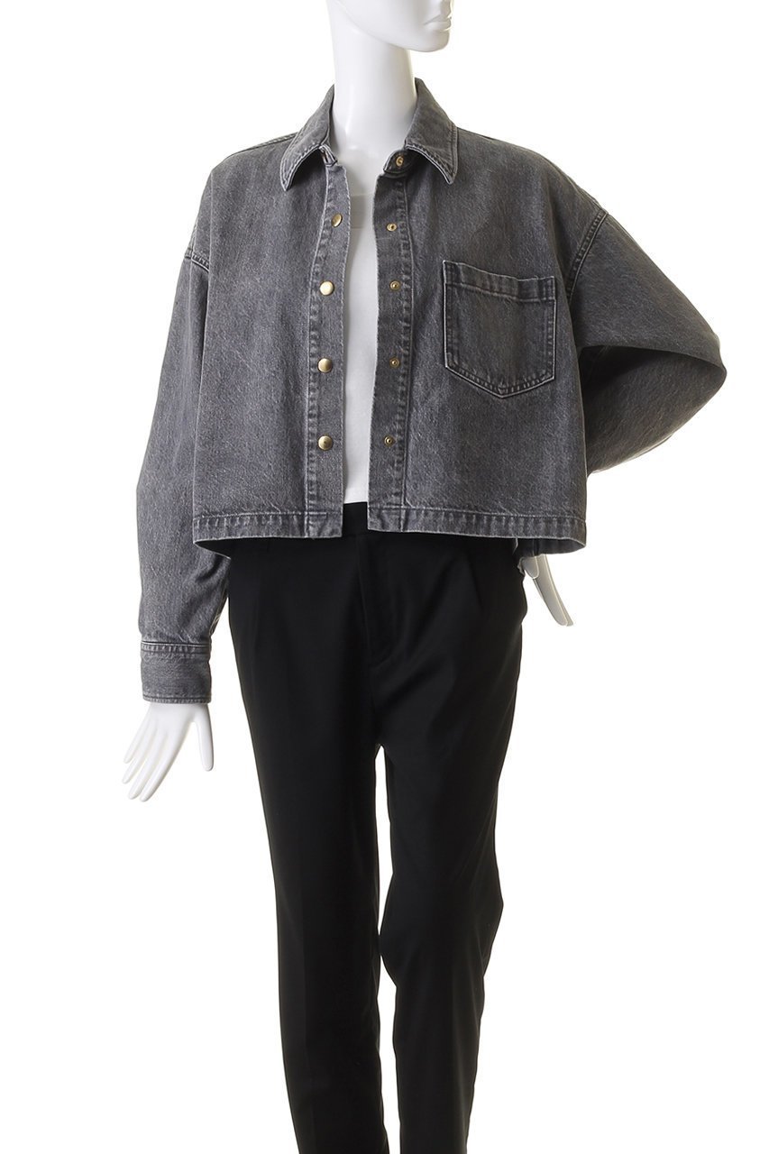 【サードマガジン/THIRD MAGAZINE】のデニムオーバーシャツジャケット 人気、トレンドファッション・服の通販 founy(ファニー)  ファッション Fashion レディースファッション Fashion for Women アウター Coat / Outerwear Collection レディースジャケット・軽アウター Jackets コンパクト Compact, Small Size ショート Short, Short Length ジャケット Jacket, Outerwear デニム Denim, Jeans Material バランス Balance, Style Balance フレア Flare, Flared ワイド Wide, Wide Fit other-7|ID: prp329100003802028 ipo3291000000033705495