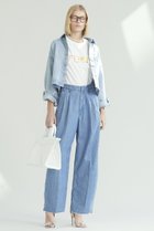 【サードマガジン/THIRD MAGAZINE】のデニムオーバーシャツジャケット ブルー|ID: prp329100003802028 ipo3291000000035830463