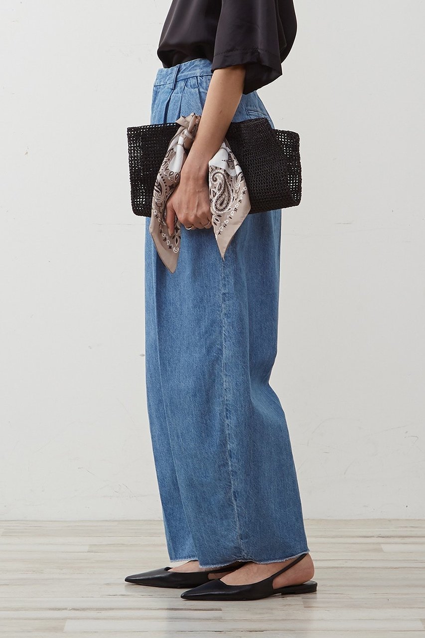 【サードマガジン/THIRD MAGAZINE】のデニムタックパンツ 人気、トレンドファッション・服の通販 founy(ファニー) 　ファッション　Fashion　レディースファッション　Fashion for Women　パンツ　Pants & Trousers　デニムパンツ・ジーンズ・美脚デニム　Denim Jeans & Pants　おすすめ　Recommended / Our Picks　デニム　Denim, Jeans Material　バルーン　Balloon, Balloon Silhouette　ワイド　Wide, Wide Fit　other-3|ID: prp329100003802030 ipo3291000000032904965