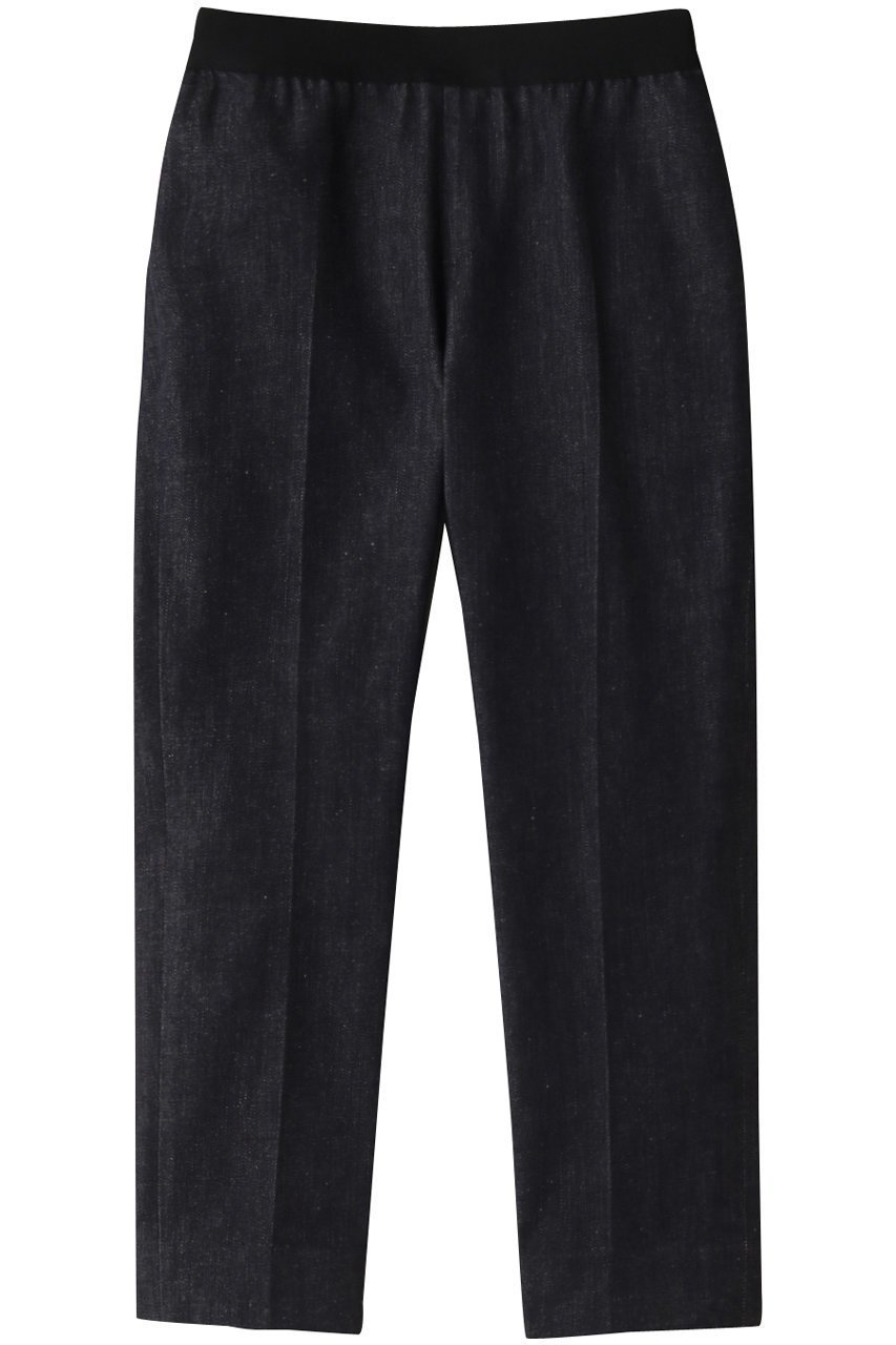 【エムフィル/M Fil】のデニム コンフォート イージートラウザーズ インテリア・キッズ・メンズ・レディースファッション・服の通販 founy(ファニー) 　ファッション　Fashion　レディースファッション　Fashion for Women　パンツ　Pants & Trousers　デニムパンツ・ジーンズ・美脚デニム　Denim Jeans & Pants　シンプル　Simple, Minimal　ストレッチ　Stretch, Stretchy Fabric　センター　Center, Center Line　デニム　Denim, Jeans Material　ネイビー|ID: prp329100003802966 ipo3291000000035402085