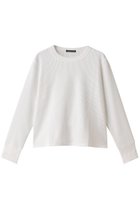 【ミズイロ インド/mizuiro ind】のwaffle crew neck T Tシャツ off white|ID:prp329100003804228