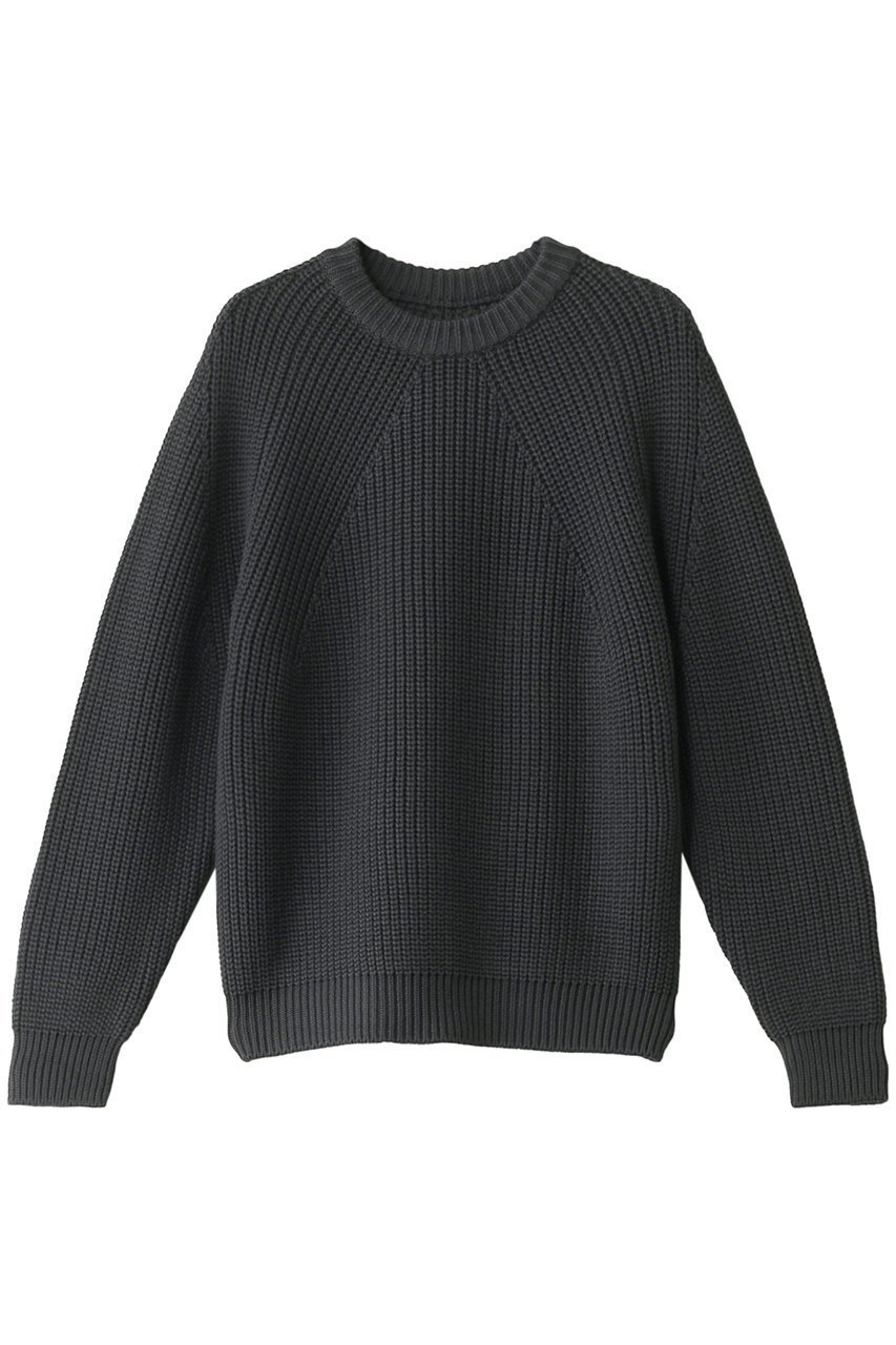 【バトナー/BATONER】のシグニチャークルーネックプルオーバー インテリア・キッズ・メンズ・レディースファッション・服の通販 founy(ファニー) 　ファッション　Fashion　レディースファッション　Fashion for Women　トップス・カットソー　Cut & Sew Tops　ニット　Knit Tops & Sweaters　カジュアルプルオーバー・ニットトップス　Pullovers & Knit Tops / Casual Pullovers　シンプル　Simple, Minimal　トレンド　Trend, Trending Now　A/W・秋冬　Autumn/Winter　チャコールグリーン|ID: prp329100003804239 ipo3291000000032960817