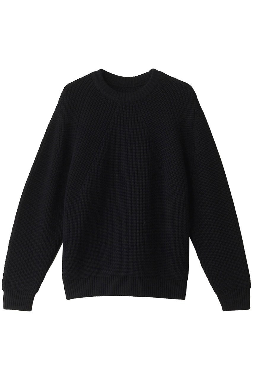 【バトナー/BATONER】のシグニチャークルーネックプルオーバー インテリア・キッズ・メンズ・レディースファッション・服の通販 founy(ファニー) 　ファッション　Fashion　レディースファッション　Fashion for Women　トップス・カットソー　Cut & Sew Tops　ニット　Knit Tops & Sweaters　カジュアルプルオーバー・ニットトップス　Pullovers & Knit Tops / Casual Pullovers　シンプル　Simple, Minimal　トレンド　Trend, Trending Now　A/W・秋冬　Autumn/Winter　ブラック|ID: prp329100003804239 ipo3291000000032960821