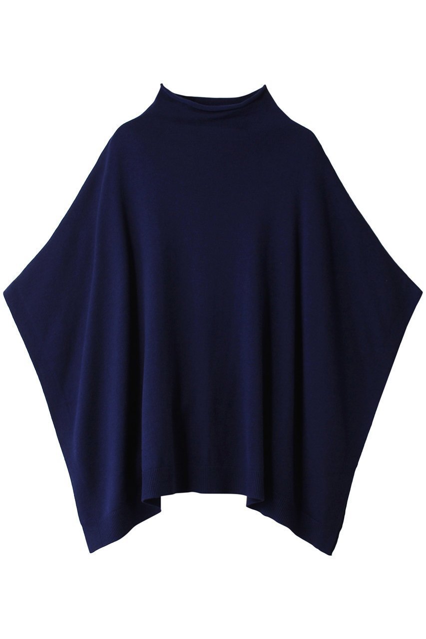 【ミズイロ インド/mizuiro ind】のbottle neck cape ケープ インテリア・キッズ・メンズ・レディースファッション・服の通販 founy(ファニー) 　ファッション　Fashion　レディースファッション　WOMEN　トップス・カットソー　Tops/Tshirt　ニット　Knit Tops　プルオーバー　Pullover　なめらか　Smooth　ドレープ　Drape　ボトルネック　Bottleneck　エレガント 上品　Elegant　blue|ID: prp329100003810295 ipo3291000000029937943