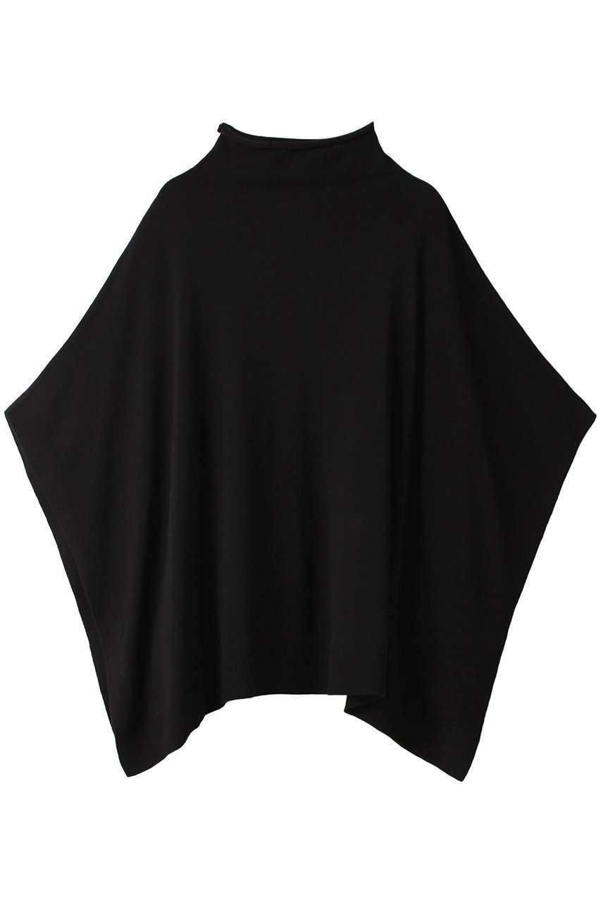 【ミズイロ インド/mizuiro ind】のbottle neck cape ケープ インテリア・キッズ・メンズ・レディースファッション・服の通販 founy(ファニー) 　ファッション　Fashion　レディースファッション　WOMEN　トップス・カットソー　Tops/Tshirt　ニット　Knit Tops　プルオーバー　Pullover　なめらか　Smooth　ドレープ　Drape　ボトルネック　Bottleneck　エレガント 上品　Elegant　black|ID: prp329100003810295 ipo3291000000029937945