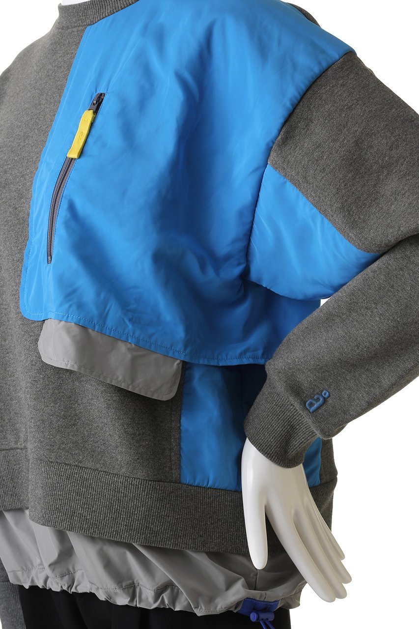 【ナゴンスタンス/nagonstans】のSweat Woven Combi Crew/スウェット 人気、トレンドファッション・服の通販 founy(ファニー) ファッション Fashion レディースファッション Fashion for Women トップス・カットソー Cut & Sew Tops シャツ・ブラウス・オフィスカジュアル Elegant Blouses & Button-Ups レディースパーカー・カジュアルフーディー Casual Hoodies & Sweatshirts ロングTシャツ・Tシャツ Longline T-Shirts & Tees スウェット・クルーネックトップス Sweatshirts & Crewnecks / Relaxed Fit Sweat Tops カットソー・ベーシックTシャツ Cut-and-Sewn Tops / Stretch Tees & Basics スウェット / スエット Sweatshirt, Sweatwear パッチワーク Patchwork, Mixed Fabric other-5|ID: prp329100003810296 ipo3291000000035935828