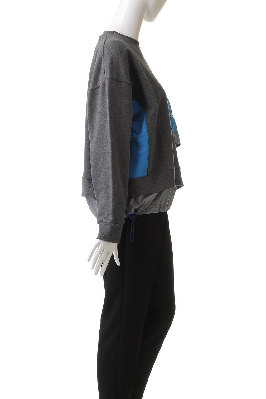 【ナゴンスタンス/nagonstans】のSweat Woven Combi Crew/スウェット 大人の最旬トレンドファッション＆コーディネート founy(ファウニー) 　ファッション　Fashion　レディースファッション　Fashion for Women　トップス・カットソー　Cut & Sew Tops　シャツ・ブラウス・オフィスカジュアル　Elegant Blouses & Button-Ups　レディースパーカー・カジュアルフーディー　Casual Hoodies & Sweatshirts　ロングTシャツ・Tシャツ　Longline T-Shirts & Tees　スウェット・クルーネックトップス　Sweatshirts & Crewnecks / Relaxed Fit Sweat Tops　カットソー・ベーシックTシャツ　Cut-and-Sewn Tops / Stretch Tees & Basics　スウェット / スエット　Sweatshirt, Sweatwear　パッチワーク　Patchwork, Mixed Fabric　other-3|ID: prp329100003810296 ipo3291000000036988079