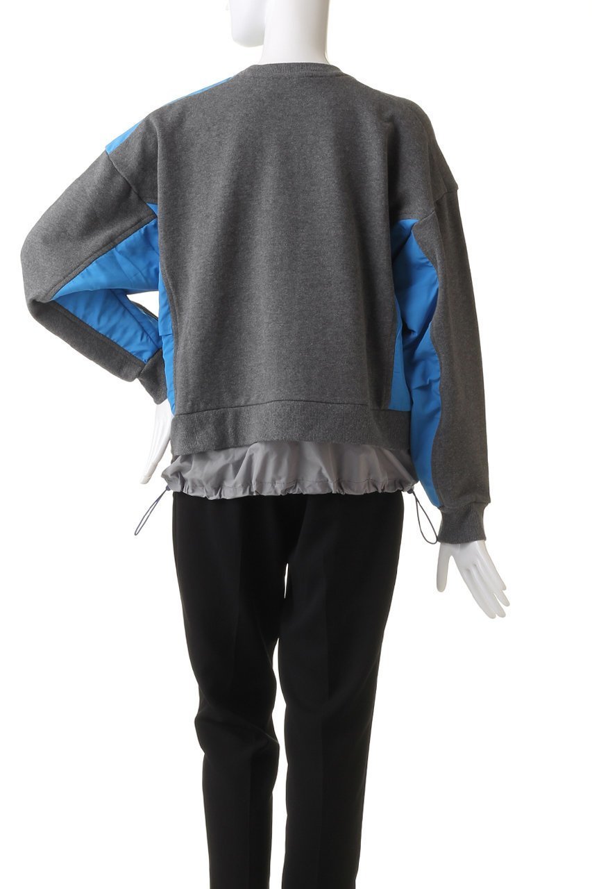 【ナゴンスタンス/nagonstans】のSweat Woven Combi Crew/スウェット 大人の最旬トレンドファッション＆コーディネート founy(ファウニー) 　ファッション　Fashion　レディースファッション　Fashion for Women　トップス・カットソー　Cut & Sew Tops　シャツ・ブラウス・オフィスカジュアル　Elegant Blouses & Button-Ups　レディースパーカー・カジュアルフーディー　Casual Hoodies & Sweatshirts　ロングTシャツ・Tシャツ　Longline T-Shirts & Tees　スウェット・クルーネックトップス　Sweatshirts & Crewnecks / Relaxed Fit Sweat Tops　カットソー・ベーシックTシャツ　Cut-and-Sewn Tops / Stretch Tees & Basics　スウェット / スエット　Sweatshirt, Sweatwear　パッチワーク　Patchwork, Mixed Fabric　other-4|ID: prp329100003810296 ipo3291000000036988080