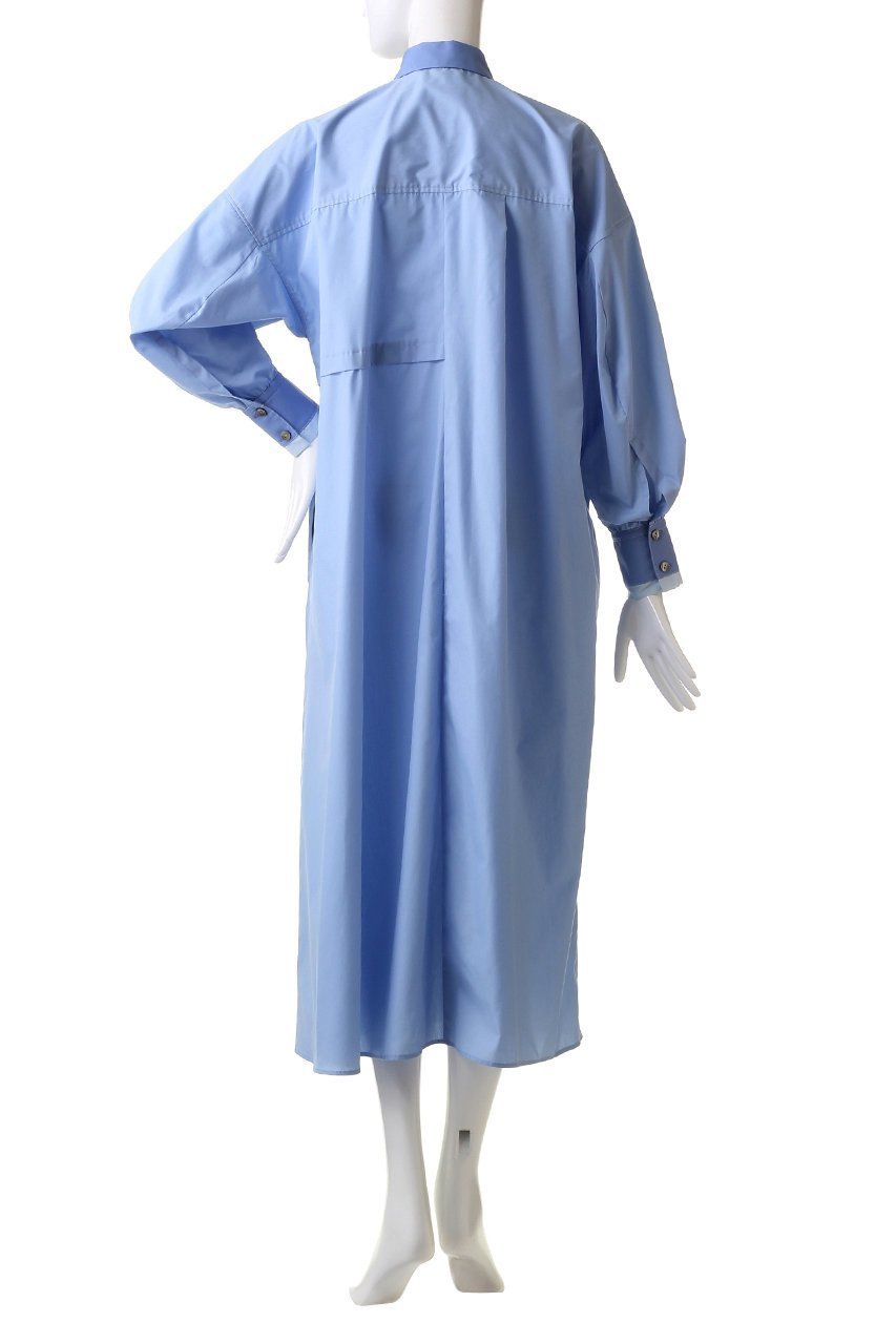 【ナゴンスタンス/nagonstans】のソフトブロード フレアSH DRS/シャツドレス 人気、トレンドファッション・服の通販 founy(ファニー) 　ファッション　Fashion　レディースファッション　Fashion for Women　ワンピース　Dresses　フォーマル・パーティードレス・結婚式用ドレス　Elegant & Casual Dresses　チュニック　Tunic Tops & Dresses　アシンメトリー　Asymmetrical Style　チュニック　Tunic, Long Top　ドレス　Dress, One-Piece　フレア　Flare, Flared　ブロード　Broadcloth, Fine Cotton　ポケット　Pocket, Pocket Detail　ロング　Long, Long-Length　other-4|ID: prp329100003810299 ipo3291000000032899804