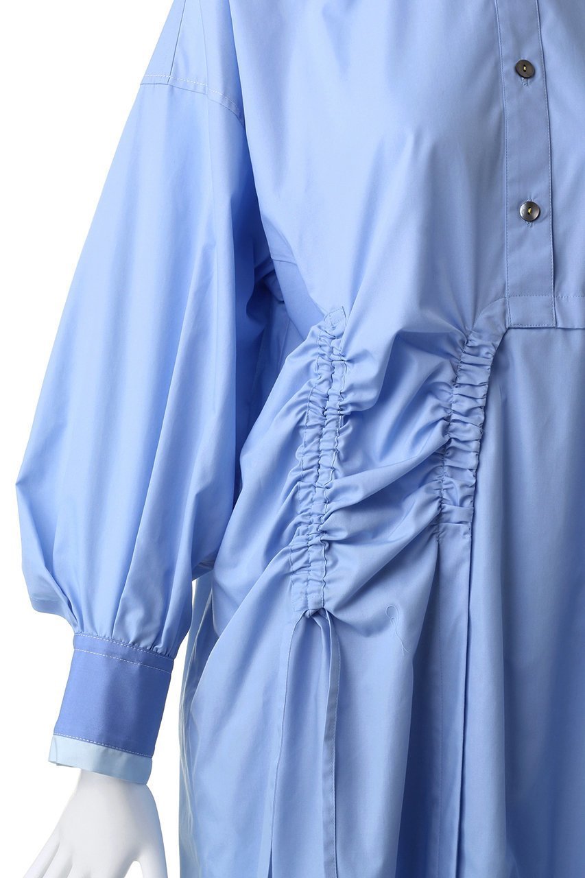 【ナゴンスタンス/nagonstans】のソフトブロード フレアSH DRS/シャツドレス 人気、トレンドファッション・服の通販 founy(ファニー) 　ファッション　Fashion　レディースファッション　Fashion for Women　ワンピース　Dresses　フォーマル・パーティードレス・結婚式用ドレス　Elegant & Casual Dresses　チュニック　Tunic Tops & Dresses　アシンメトリー　Asymmetrical Style　チュニック　Tunic, Long Top　ドレス　Dress, One-Piece　フレア　Flare, Flared　ブロード　Broadcloth, Fine Cotton　ポケット　Pocket, Pocket Detail　ロング　Long, Long-Length　other-5|ID: prp329100003810299 ipo3291000000032899806