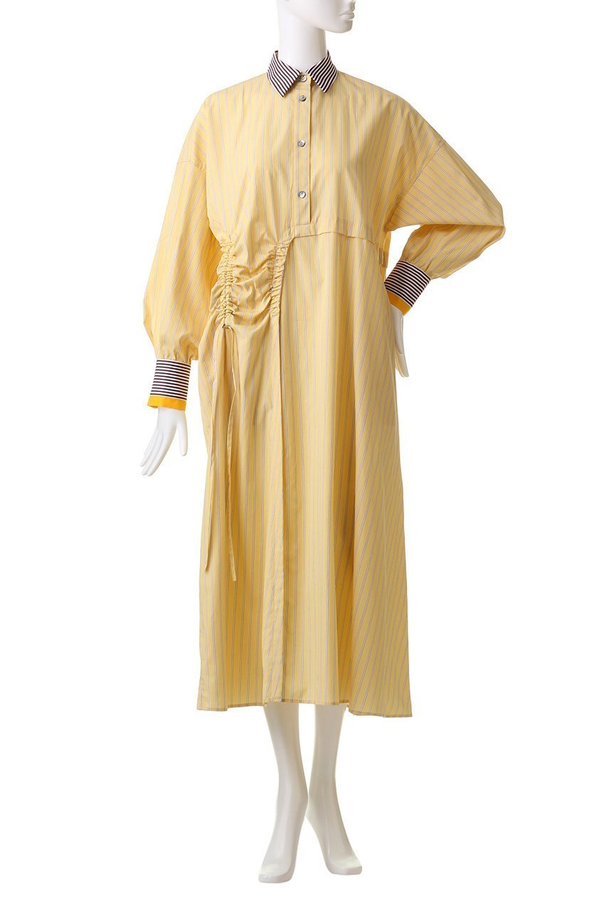 【ナゴンスタンス/nagonstans】のCombi Stripe フレアSH DRS/ドレス・ワンピース 人気、トレンドファッション・服の通販 founy(ファニー) 　ファッション　Fashion　レディースファッション　Fashion for Women　ワンピース　Dresses　フォーマル・パーティードレス・結婚式用ドレス　Elegant & Casual Dresses　チュニック　Tunic Tops & Dresses　アシンメトリー　Asymmetrical Style　ストライプ　Stripe, Striped Pattern　チュニック　Tunic, Long Top　ドレス　Dress, One-Piece　フレア　Flare, Flared　ポケット　Pocket, Pocket Detail　ロング　Long, Long-Length　other-2|ID: prp329100003810302 ipo3291000000032899834