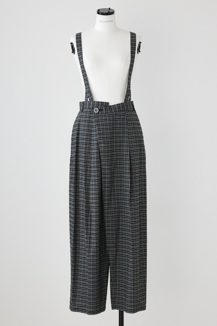 【ナゴンスタンス/nagonstans】のTartan check Over lapサスペンダー PT/パンツ インテリア・キッズ・メンズ・レディースファッション・服の通販 founy(ファニー) https://founy.com/ ファッション Fashion レディースファッション WOMEN パンツ Pants サスペンダー Suspenders センター Center チェック Check ポケット Pocket |ID: prp329100003810305 ipo3291000000025073404