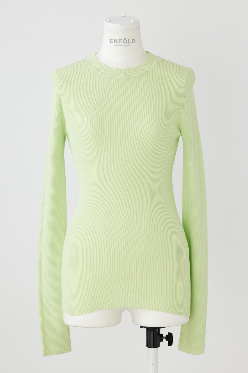 【エンフォルド/ENFOLD】のCrew Knit/ニット インテリア・キッズ・メンズ・レディースファッション・服の通販 founy(ファニー) ファッション Fashion レディースファッション Fashion for Women トップス・カットソー Cut & Sew Tops ニット Knit Tops & Sweaters カジュアルプルオーバー・ニットトップス Pullovers & Knit Tops / Casual Pullovers おすすめ Recommended / Our Picks ベーシック Basic, Essential ライトグリーン|ID: prp329100003810310 ipo3291000000032952571