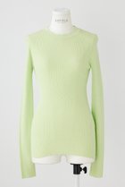 【エンフォルド/ENFOLD】のCrew Knit/ニット ライトグリーン|ID: prp329100003810310 ipo3291000000036760065