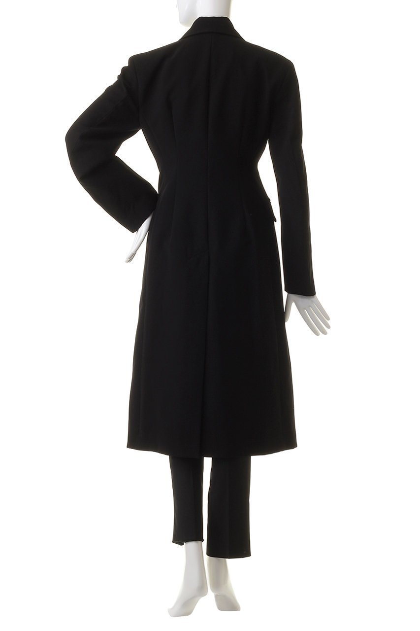 【エンフォルド/ENFOLD】のポリエステルダブルクロス シェイプロングコート 人気、トレンドファッション・服の通販 founy(ファニー) 　ファッション　Fashion　レディースファッション　Fashion for Women　アウター　Coat / Outerwear Collection　コート・ロングコート・ピーコート　Long Coats, Peacoats & More　シェイプ　Shape, Slim Fit　ストレッチ　Stretch, Stretchy Fabric　ダブル　Double, Double-Breasted　ロング　Long, Long-Length　ワンポイント　One Point, Statement Accent　other-4|ID: prp329100003810318 ipo3291000000036529495