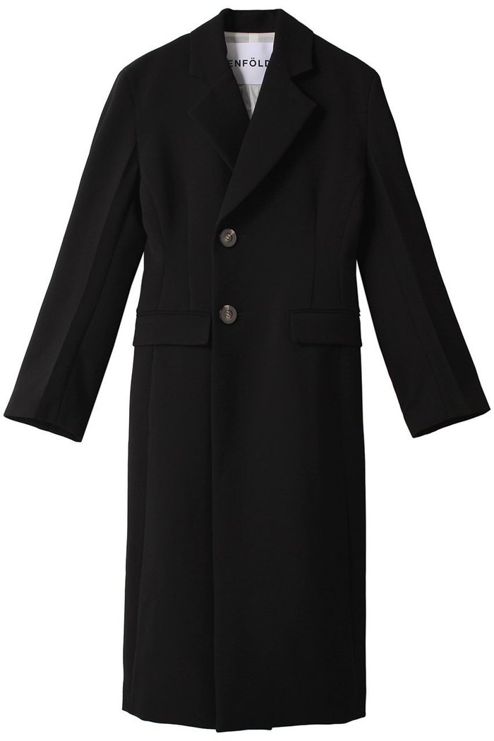 【エンフォルド/ENFOLD】のポリエステルダブルクロス シェイプロングコート インテリア・キッズ・メンズ・レディースファッション・服の通販 founy(ファニー) https://founy.com/ ファッション Fashion レディースファッション Fashion for Women アウター Coat / Outerwear Collection コート・ロングコート・ピーコート Long Coats, Peacoats & More シェイプ Shape, Slim Fit ストレッチ Stretch, Stretchy Fabric ダブル Double, Double-Breasted ロング Long, Long-Length ワンポイント One Point, Statement Accent |ID: prp329100003810318 ipo3291000000036795883