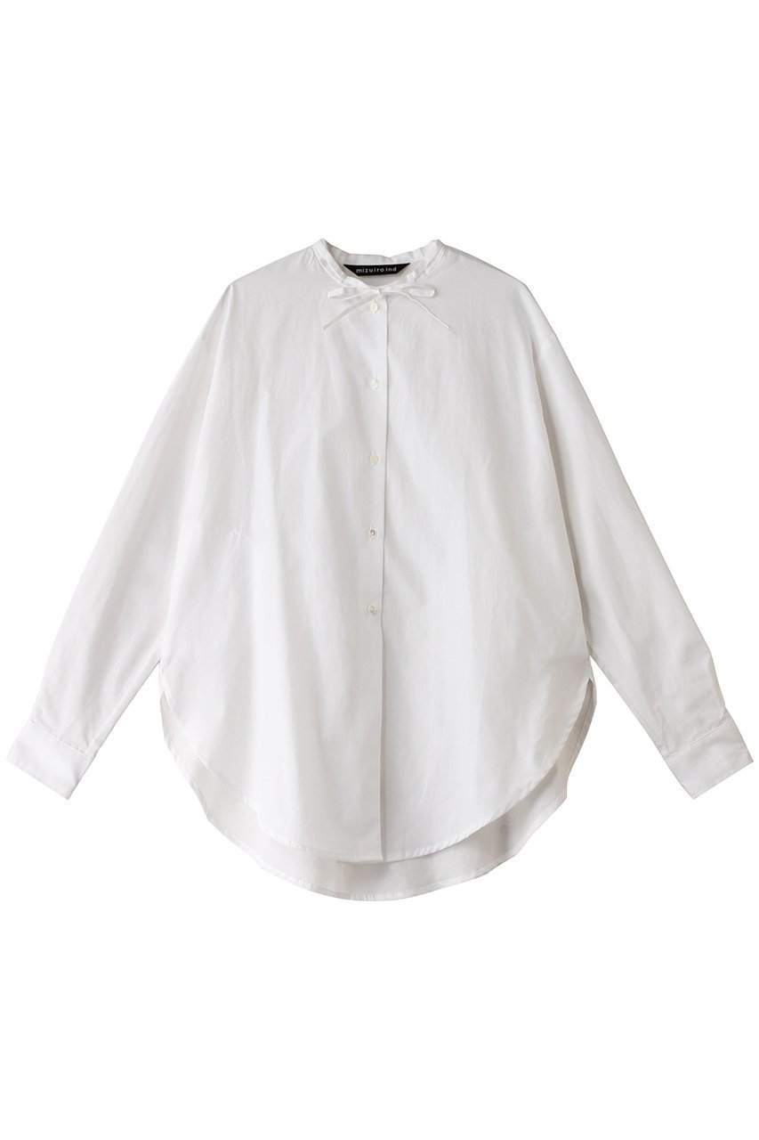 【ミズイロ インド/mizuiro ind】のribbon tie shirt tunic チュニック 人気、トレンドファッション・服の通販 founy(ファニー) 　ファッション　Fashion　レディースファッション　WOMEN　トップス・カットソー　Tops/Tshirt　シャツ/ブラウス　Shirts/Blouses　スリーブ　Sleeve　チュニック　Tunic　ベスト　Vest　リボン　Ribbon　ロング　Long　エレガント 上品　Elegant　今季　This Season　NEW・新作・新着・新入荷　New Arrivals　 other-1|ID: prp329100003811125 ipo3291000000029178561