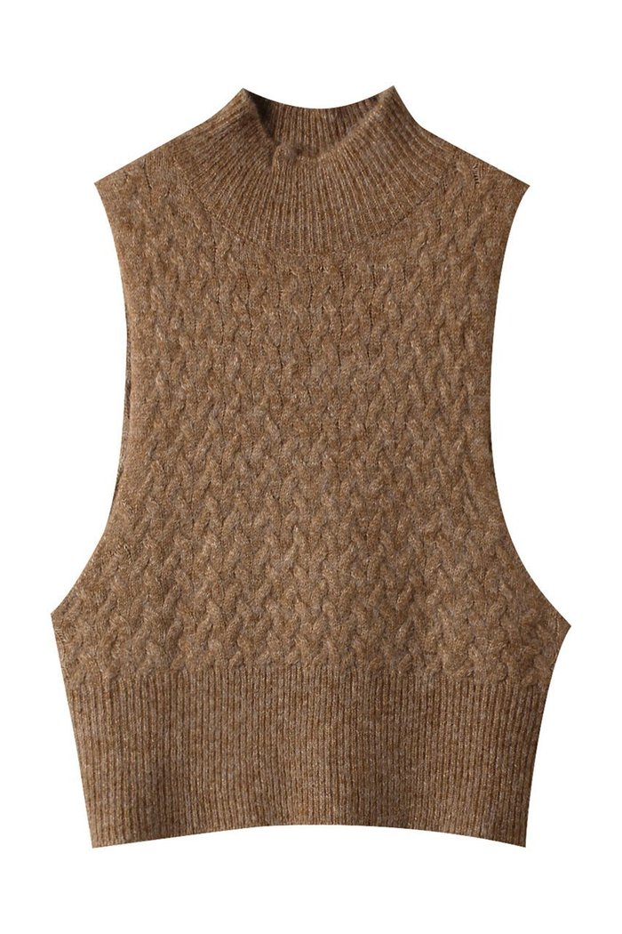 【ミズイロ インド/mizuiro ind】のbottle neck cable vest ベスト インテリア・キッズ・メンズ・レディースファッション・服の通販 founy(ファニー) https://founy.com/ ファッション Fashion レディースファッション WOMEN トップス・カットソー Tops/Tshirt ニット Knit Tops ベスト/ジレ Gilets/Vests プルオーバー Pullover インナー Inner カットソー Cut And Sew スリーブ Sleeve フェミニン Feminine ベスト Vest ベーシック Basic ボトルネック Bottleneck マニッシュ Mannish |ID: prp329100003812960 ipo3291000000029937920