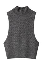 【ミズイロ インド/mizuiro ind】のbottle neck cable vest ベスト c.gray|ID: prp329100003812960 ipo3291000000029937922