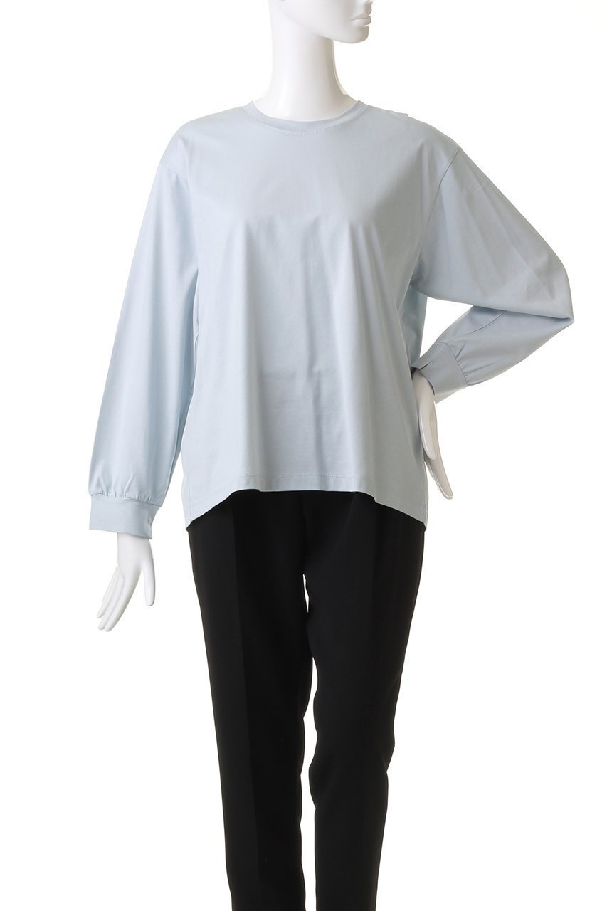 【プレインピープル/PLAIN PEOPLE】のロータスクロスジャージロングスリーブTシャツ 人気、トレンドファッション・服の通販 founy(ファニー) 　ファッション　Fashion　レディースファッション　WOMEN　トップス・カットソー　Tops/Tshirt　シャツ/ブラウス　Shirts/Blouses　ロング / Tシャツ　T-Shirts　カットソー　Cut and Sewn　インナー　Inner　シンプル　Simple　スリーブ　Sleeve　ロング　Long　other-2|ID: prp329100003812987 ipo3291000000032086224