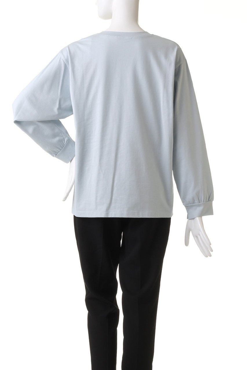 【プレインピープル/PLAIN PEOPLE】のロータスクロスジャージロングスリーブTシャツ 人気、トレンドファッション・服の通販 founy(ファニー) 　ファッション　Fashion　レディースファッション　WOMEN　トップス・カットソー　Tops/Tshirt　シャツ/ブラウス　Shirts/Blouses　ロング / Tシャツ　T-Shirts　カットソー　Cut and Sewn　インナー　Inner　シンプル　Simple　スリーブ　Sleeve　ロング　Long　other-4|ID: prp329100003812987 ipo3291000000032086226