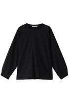 【プレインピープル/PLAIN PEOPLE】のロータスクロスジャージロングスリーブTシャツ ブラック|ID: prp329100003812987 ipo3291000000035736301