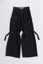 【プランク プロジェクト/PRANK PROJECT】のクラッシュサテンボンテージパンツ / Crushed Satin Bondage Pants BLK(ブラック)|ID:prp329100003813036