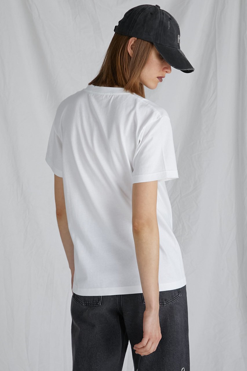 【プランク プロジェクト/PRANK PROJECT】のCURVEプリントTEE / CURVE Printed Tee 大人の最旬トレンドファッション&コーディネート founy(ファウニー) ファッション Fashion レディースファッション Fashion for Women トップス・カットソー Cut & Sew Tops シャツ・ブラウス・オフィスカジュアル Elegant Blouses & Button-Ups ロングTシャツ・Tシャツ Longline T-Shirts & Tees カットソー・ベーシックTシャツ Cut-and-Sewn Tops / Stretch Tees & Basics ウォッシャブル Machine Washable グラフィック Graphic, Graphic Design ショート Short, Short Length スリーブ Sleeve, Long Sleeve / Short Sleeve プリント Print, Printed Pattern ボトム Bottoms, Lower Wear モチーフ Motif, Design Theme other-4|ID: prp329100003813038 ipo3291000000036986491