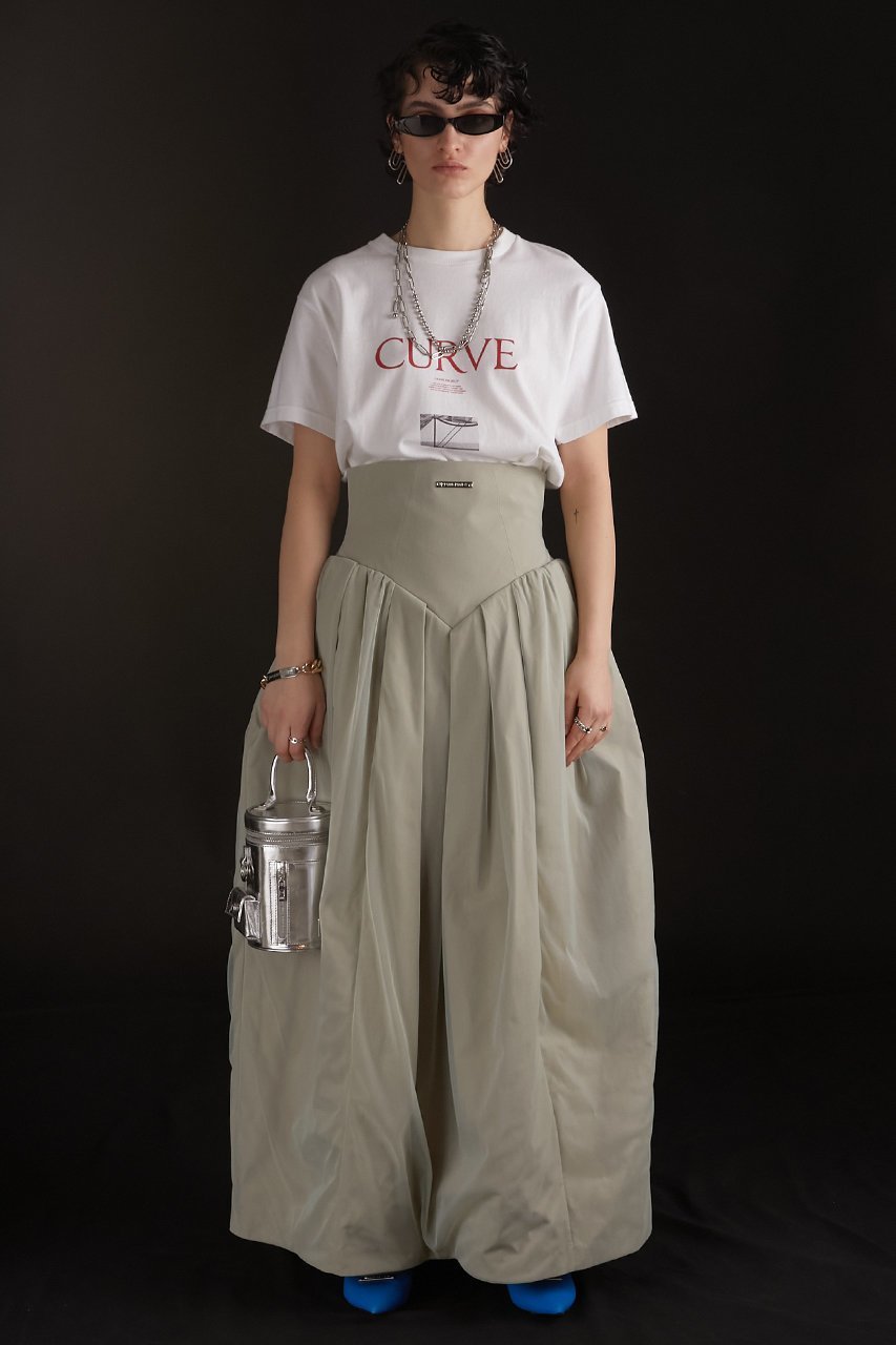 【プランク プロジェクト/PRANK PROJECT】のCURVEプリントTEE / CURVE Printed Tee 大人の最旬トレンドファッション&コーディネート founy(ファウニー) ファッション Fashion レディースファッション Fashion for Women トップス・カットソー Cut & Sew Tops シャツ・ブラウス・オフィスカジュアル Elegant Blouses & Button-Ups ロングTシャツ・Tシャツ Longline T-Shirts & Tees カットソー・ベーシックTシャツ Cut-and-Sewn Tops / Stretch Tees & Basics ウォッシャブル Machine Washable グラフィック Graphic, Graphic Design ショート Short, Short Length スリーブ Sleeve, Long Sleeve / Short Sleeve プリント Print, Printed Pattern ボトム Bottoms, Lower Wear モチーフ Motif, Design Theme other-7|ID: prp329100003813038 ipo3291000000036986497