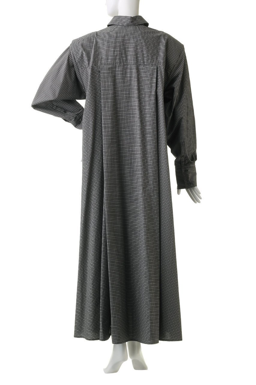 【プランク プロジェクト/PRANK PROJECT】のマキシシャツドレス / Maxi Shirt Dress 人気、トレンドファッション・服の通販 founy(ファニー) 　ファッション　Fashion　レディースファッション　Fashion for Women　ワンピース　Dresses　フォーマル・パーティードレス・結婚式用ドレス　Elegant & Casual Dresses　チュニック　Tunic Tops & Dresses　カシュクール　Wrap Design　シンプル　Simple, Minimal　スリット　Slit, Slit Detail　タイプライター　Typewriter Fabric, Crisp Cotton　チェック　Check, Plaid, Tartan　チュニック　Tunic, Long Top　ドレス　Dress, One-Piece　フロント　Front, Front Design　ブロード　Broadcloth, Fine Cotton　マキシ　Maxi, Full Length　無地　Plain, Solid Color　ロング　Long, Long-Length　おすすめ　Recommended / Our Picks　other-4|ID: prp329100003813046 ipo3291000000032920584
